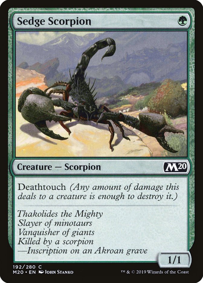 Sedge Scorpion [Core Set 2020] | PLUS EV GAMES 