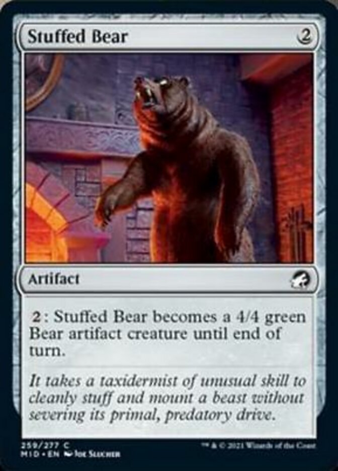 Stuffed Bear [Innistrad: Midnight Hunt] | PLUS EV GAMES 