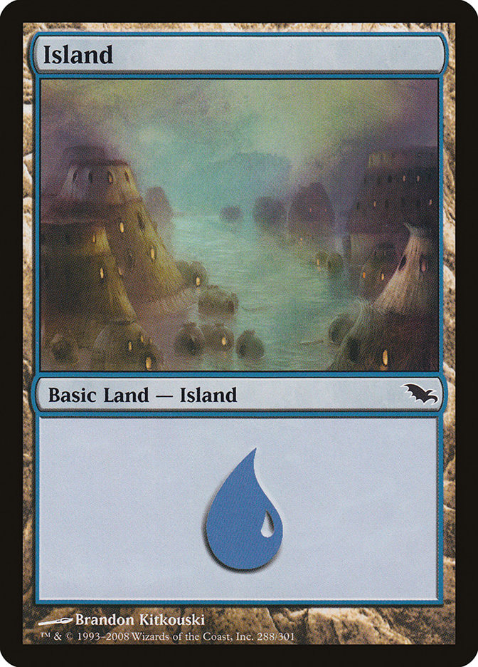 Island (288) [Shadowmoor] | PLUS EV GAMES 