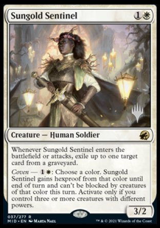 Sungold Sentinel (Promo Pack) [Innistrad: Midnight Hunt Promos] | PLUS EV GAMES 