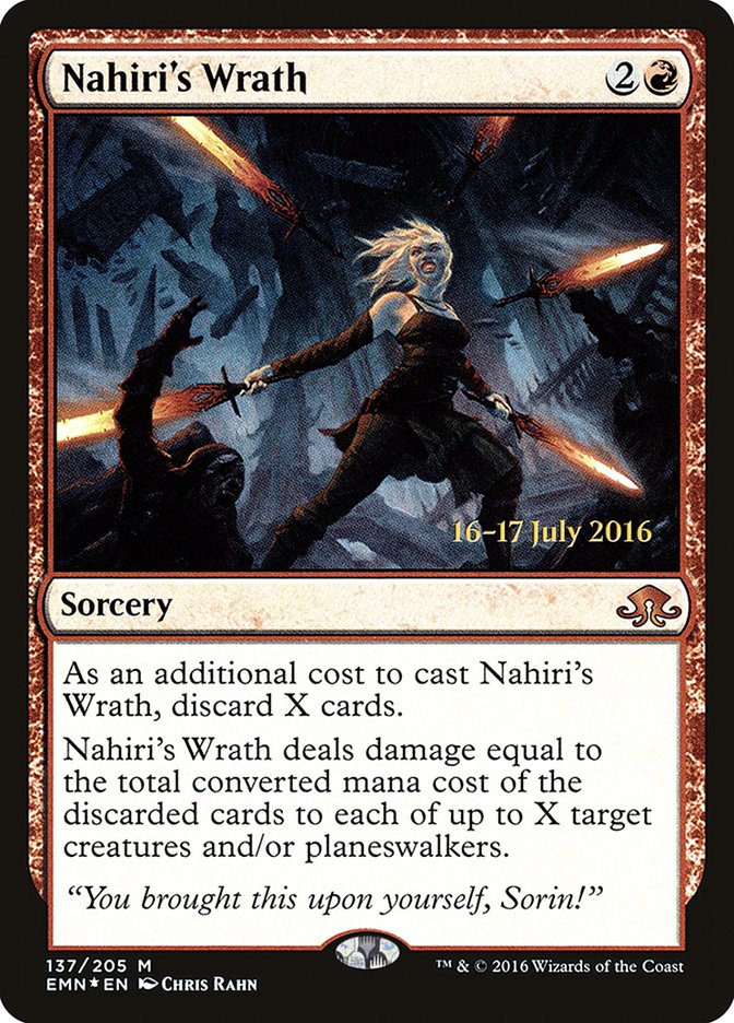 Nahiri's Wrath  (Prerelease) [Eldritch Moon Promos] | PLUS EV GAMES 