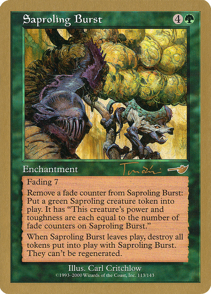 Saproling Burst (Jan Tomcani) [World Championship Decks 2001] | PLUS EV GAMES 
