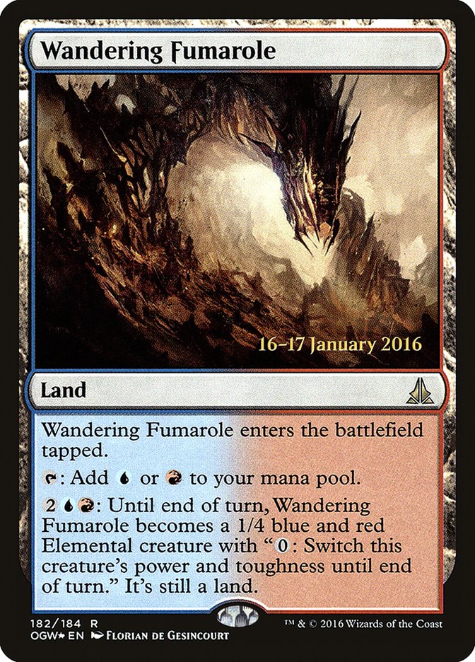 Wandering Fumarole [Oath of the Gatewatch Prerelease Promos] | PLUS EV GAMES 