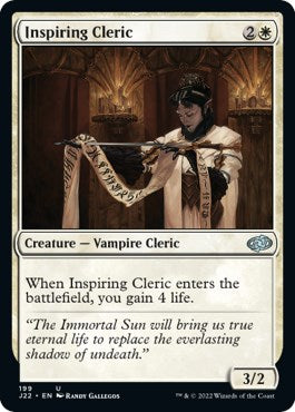 Inspiring Cleric [Jumpstart 2022] | PLUS EV GAMES 