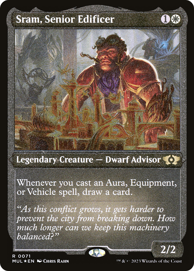 Sram, Senior Edificer (Foil Etched) [Multiverse Legends] | PLUS EV GAMES 