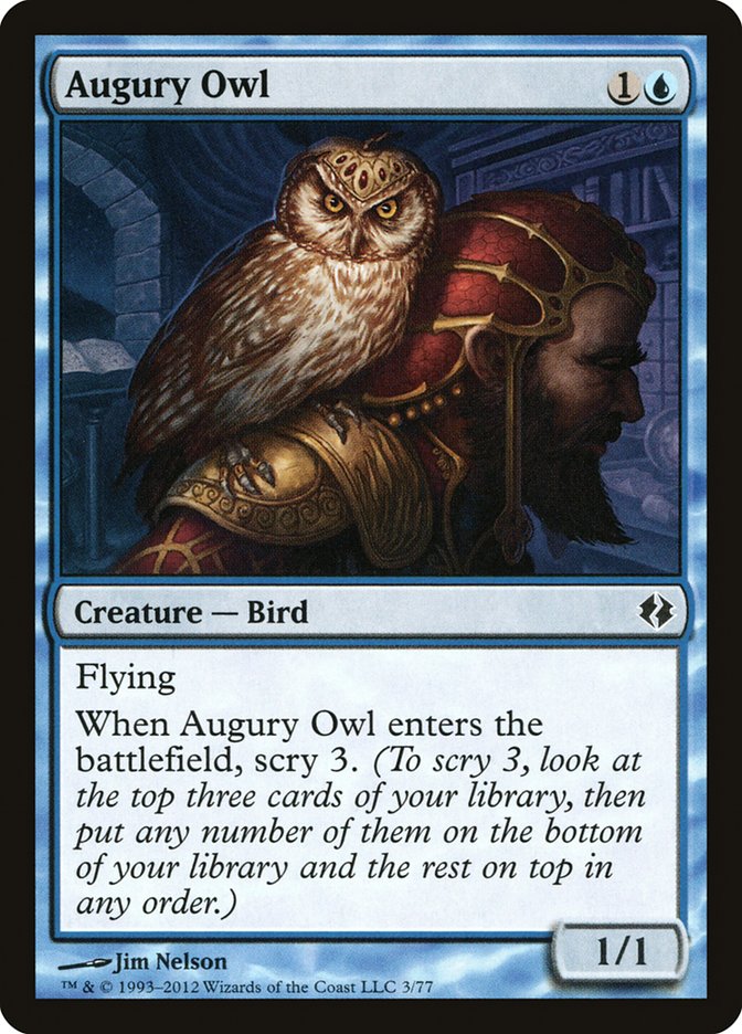 Augury Owl [Duel Decks: Venser vs. Koth] | PLUS EV GAMES 