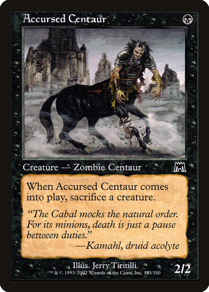 Accursed Centaur [Onslaught] | PLUS EV GAMES 