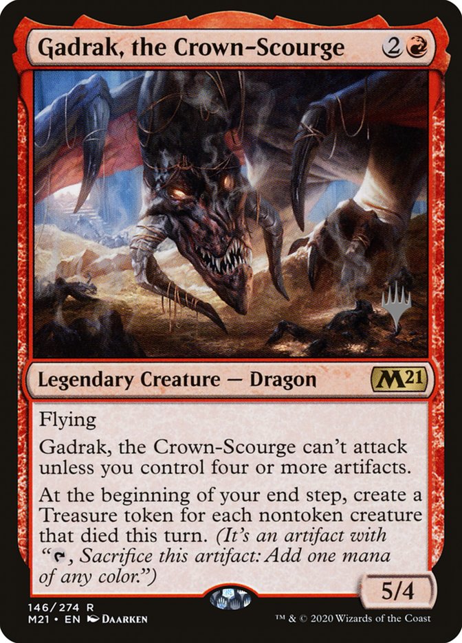 Gadrak, the Crown-Scourge (Promo Pack) [Core Set 2021 Promos] | PLUS EV GAMES 