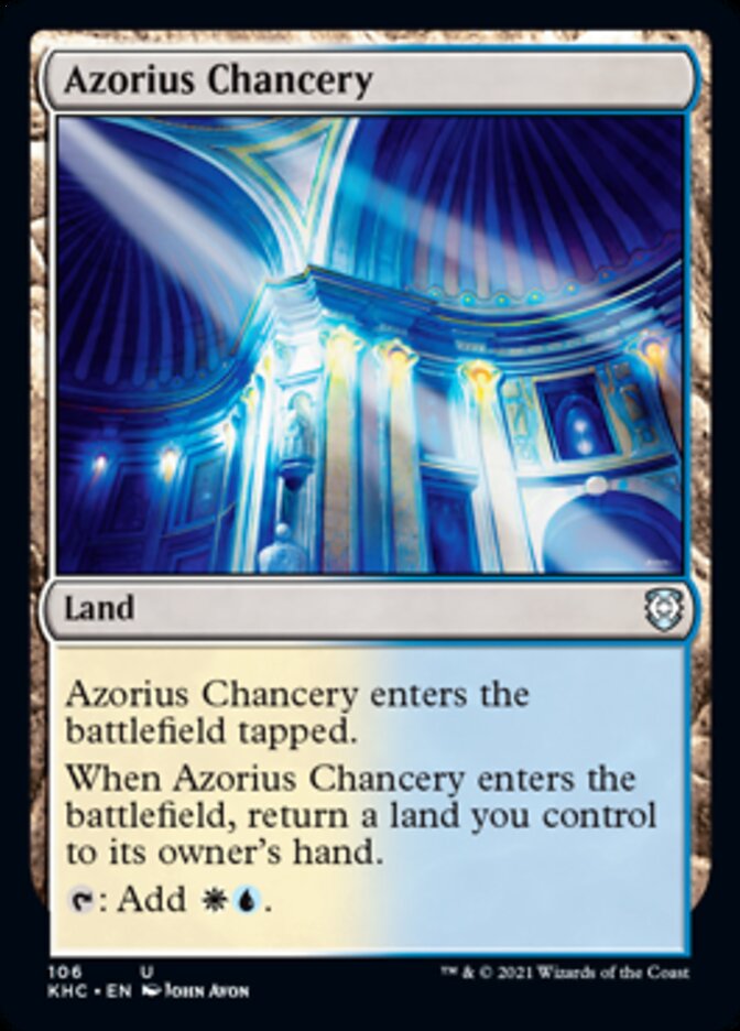 Azorius Chancery [Kaldheim Commander] | PLUS EV GAMES 