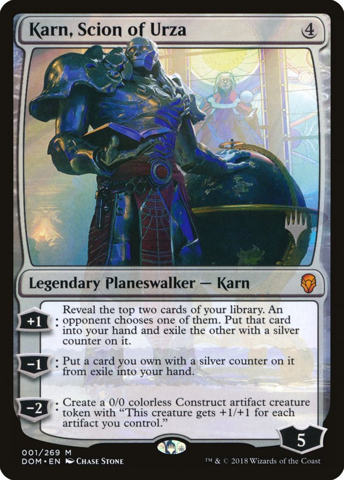 Karn, Scion of Urza (Promo Pack) [Dominaria Promos] | PLUS EV GAMES 