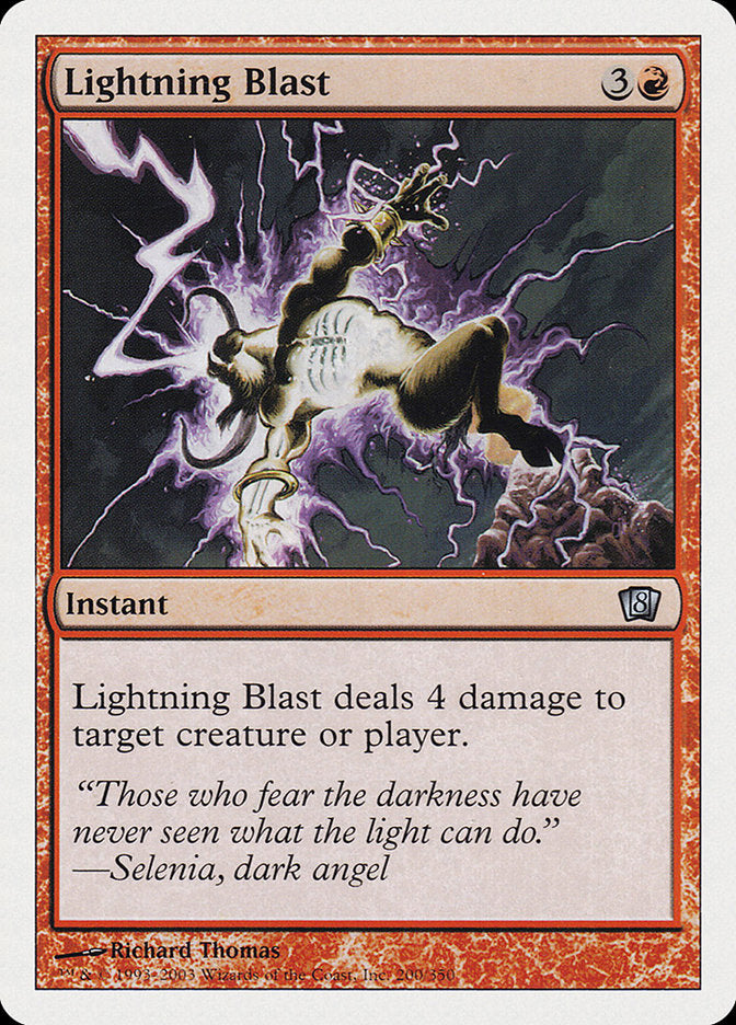 Lightning Blast [Eighth Edition] | PLUS EV GAMES 