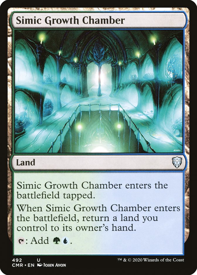 Simic Growth Chamber [Commander Legends] | PLUS EV GAMES 