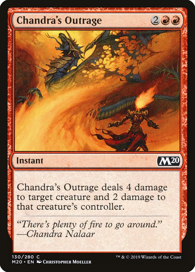 Chandra's Outrage [Core Set 2020] | PLUS EV GAMES 