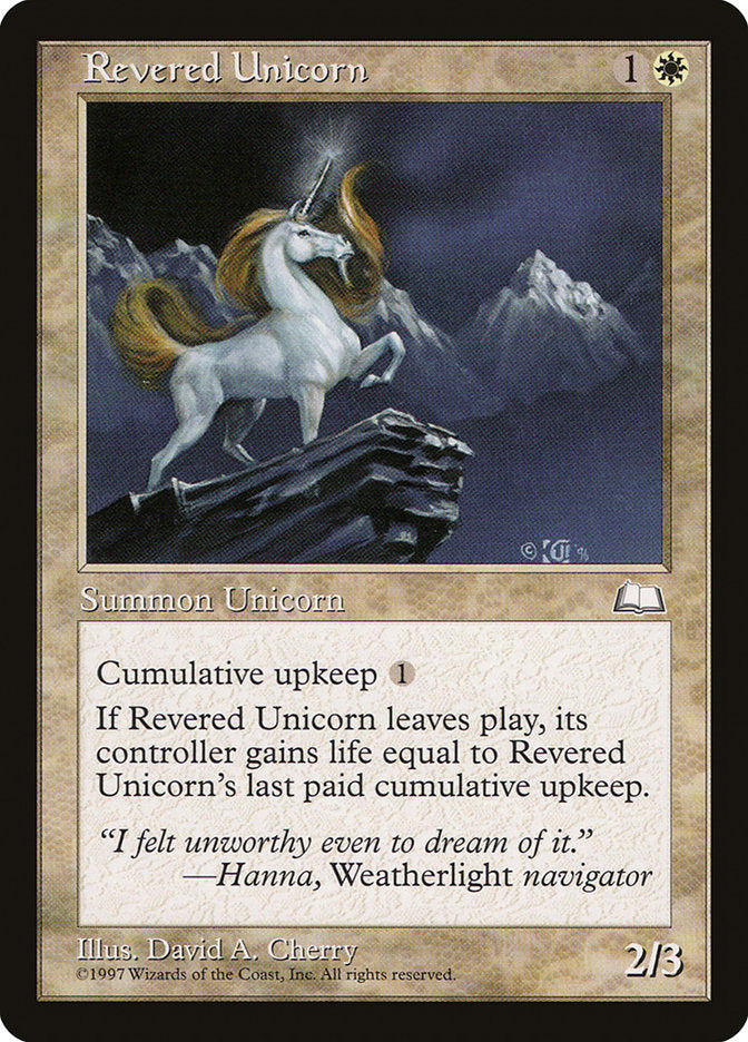 Revered Unicorn [Weatherlight] | PLUS EV GAMES 