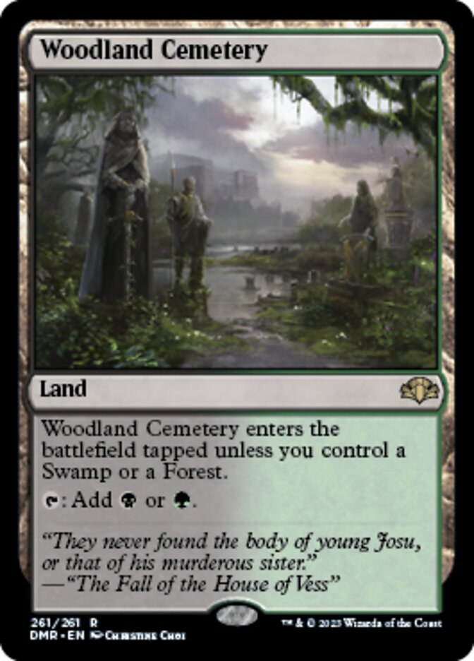 Woodland Cemetery [Dominaria Remastered] | PLUS EV GAMES 