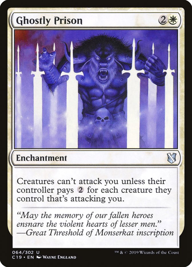 Ghostly Prison [Commander 2019] | PLUS EV GAMES 