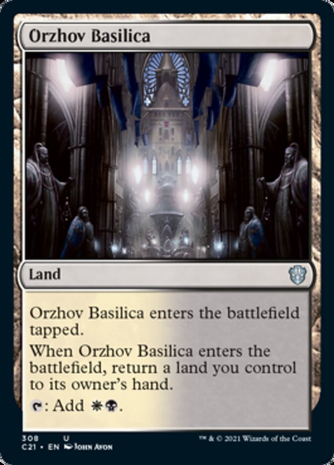 Orzhov Basilica [Commander 2021] | PLUS EV GAMES 