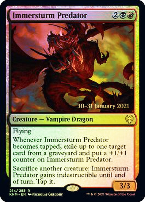 Immersturm Predator  [Kaldheim Prerelease Promos] | PLUS EV GAMES 