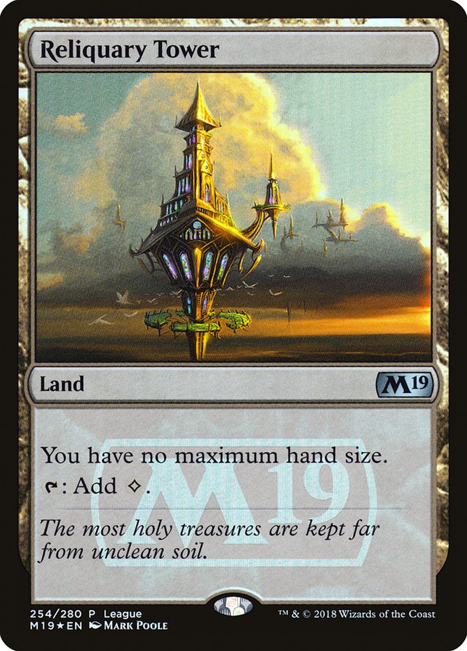 Reliquary Tower (League) [Core Set 2019 Promos] | PLUS EV GAMES 