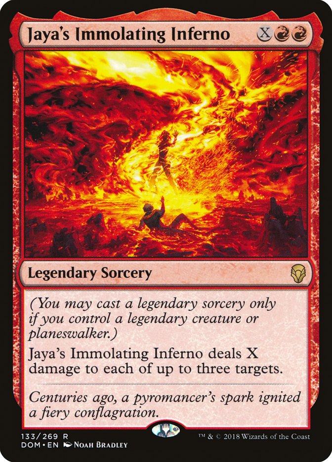 Jaya's Immolating Inferno [Dominaria] | PLUS EV GAMES 