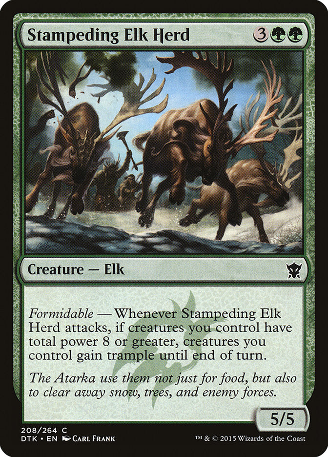 Stampeding Elk Herd [Dragons of Tarkir] | PLUS EV GAMES 