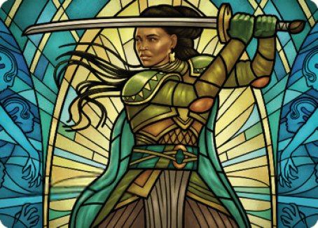 Shanna, Purifying Blade Art Card 2 [Dominaria United Art Series] | PLUS EV GAMES 