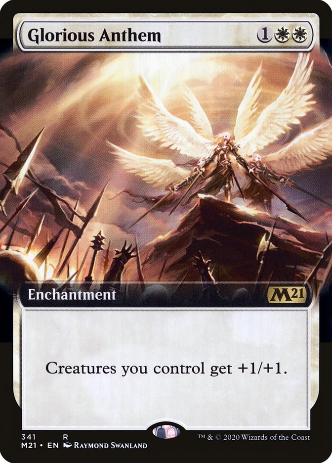 Glorious Anthem (Extended) [Core Set 2021] | PLUS EV GAMES 