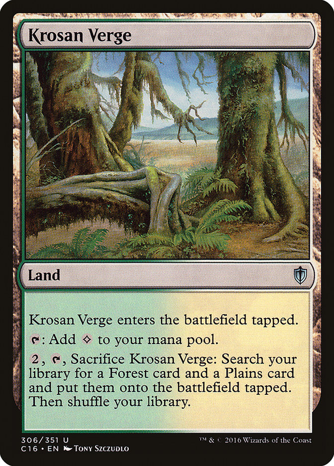 Krosan Verge [Commander 2016] | PLUS EV GAMES 