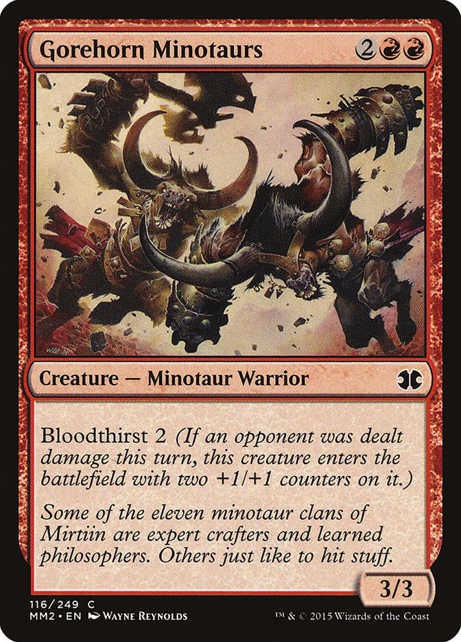 Gorehorn Minotaurs [Modern Masters 2015] | PLUS EV GAMES 