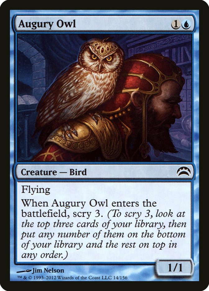 Augury Owl [Planechase 2012] | PLUS EV GAMES 