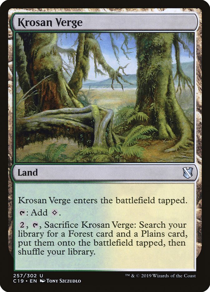 Krosan Verge [Commander 2019] | PLUS EV GAMES 