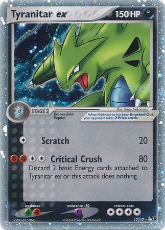 Tyranitar ex (17/17) (Holo) [POP Series 1] | PLUS EV GAMES 