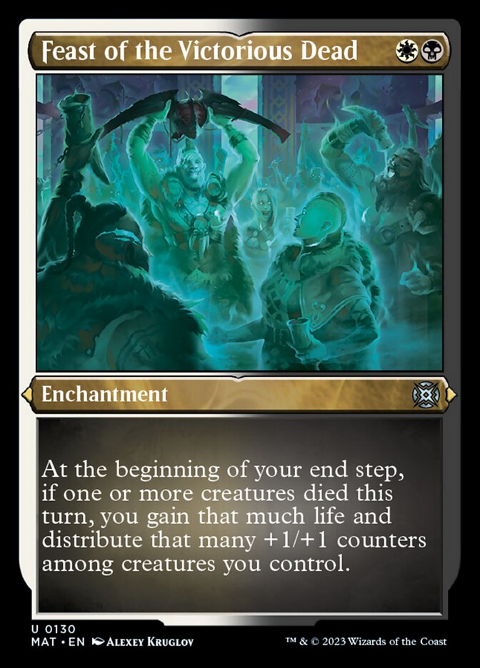 Feast of the Victorious Dead (Foil Etched) [March of the Machine: The Aftermath] | PLUS EV GAMES 