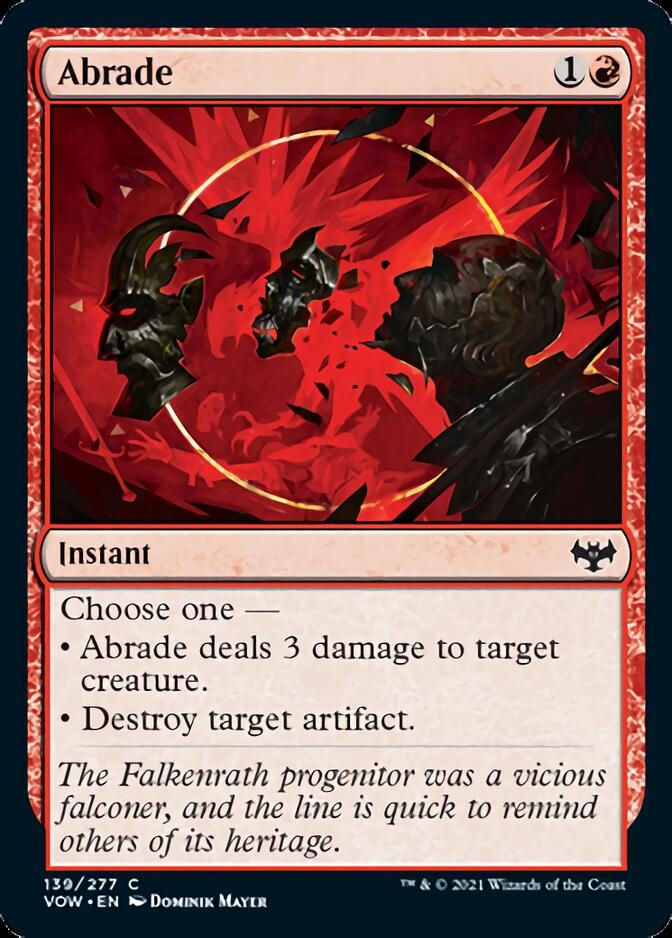 Abrade [Innistrad: Crimson Vow] | PLUS EV GAMES 