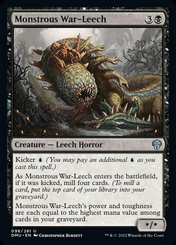 Monstrous War-Leech [Dominaria United] | PLUS EV GAMES 