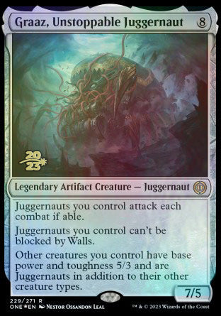 Graaz, Unstoppable Juggernaut [Phyrexia: All Will Be One Prerelease Promos] | PLUS EV GAMES 