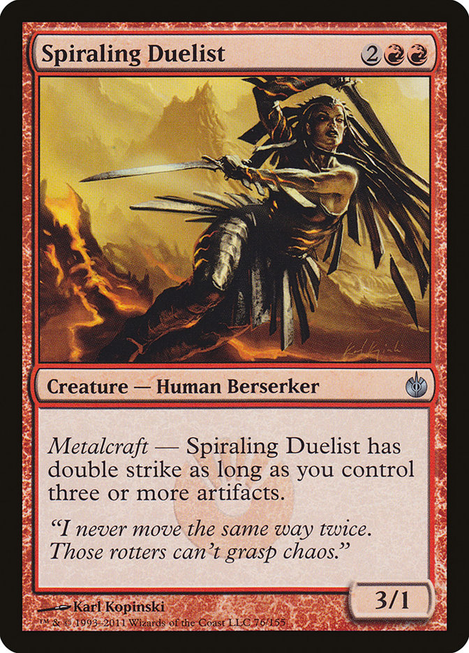 Spiraling Duelist [Mirrodin Besieged] | PLUS EV GAMES 