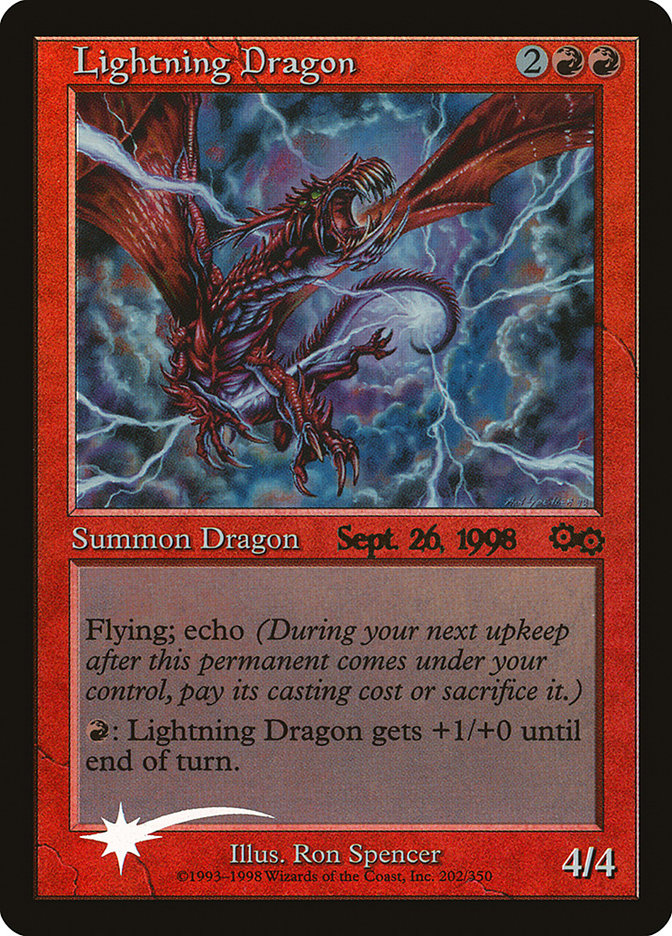 Lightning Dragon [Urza's Saga Promos] | PLUS EV GAMES 