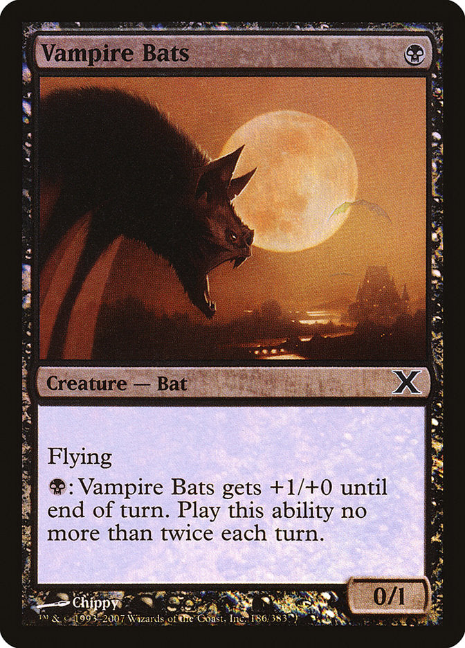 Vampire Bats (Premium Foil) [Tenth Edition] | PLUS EV GAMES 