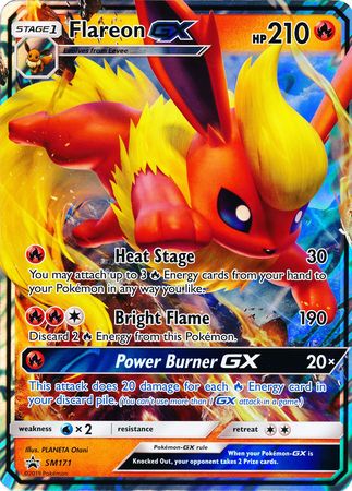 Flareon GX (SM171) (Jumbo Card) [Sun & Moon: Black Star Promos] | PLUS EV GAMES 