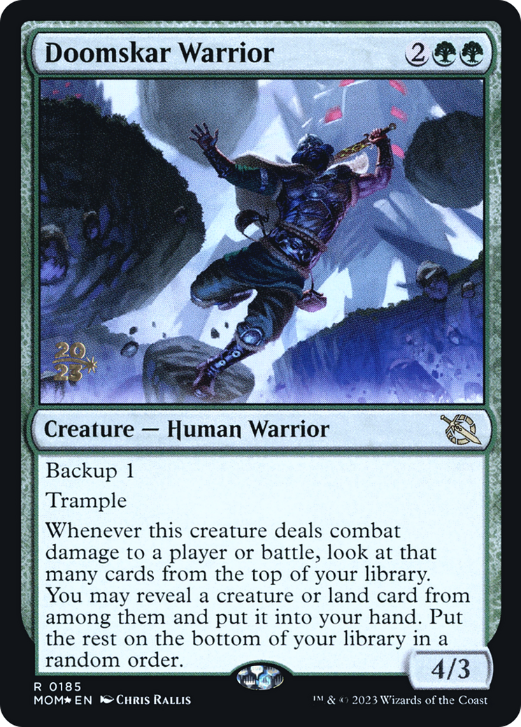 Doomskar Warrior [March of the Machine Prerelease Promos] | PLUS EV GAMES 