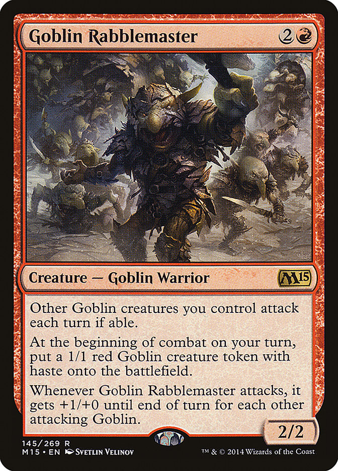 Goblin Rabblemaster [Magic 2015] | PLUS EV GAMES 