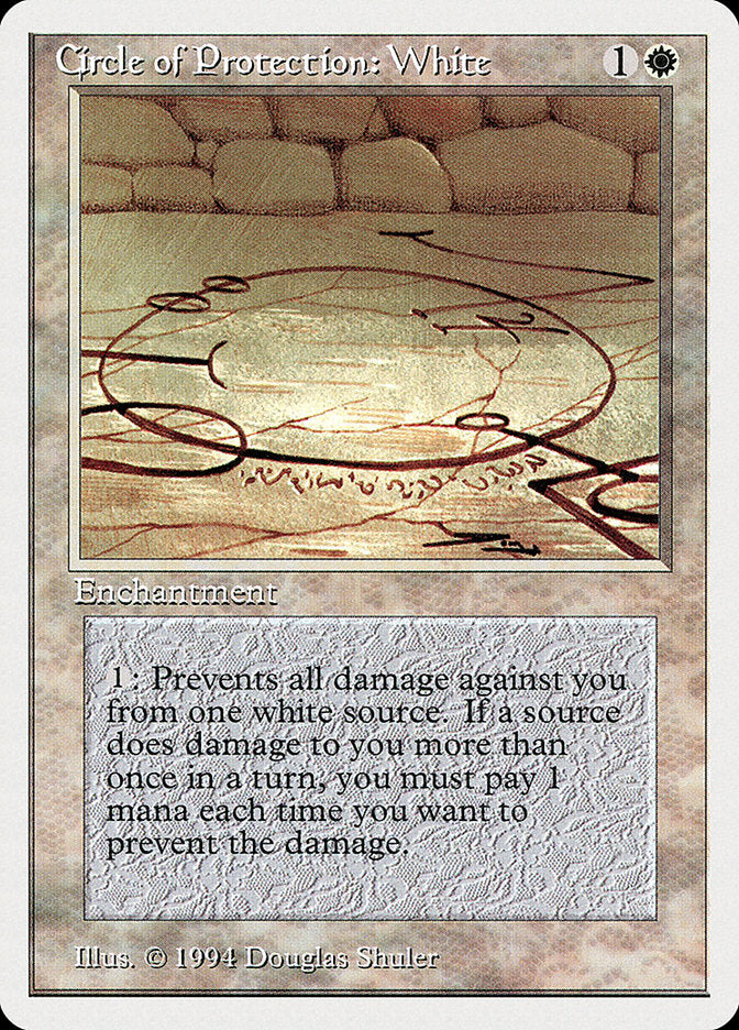 Circle of Protection: White [Summer Magic / Edgar] | PLUS EV GAMES 
