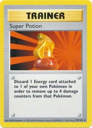 Super Potion (90/102) [Base Set (Shadowless)]