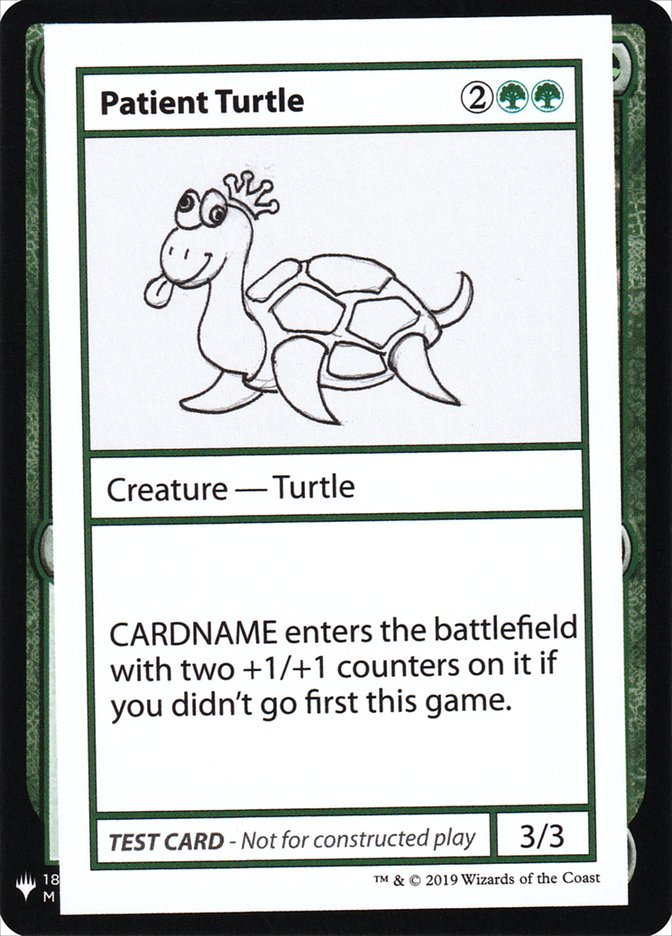 Patient Turtle [Mystery Booster Playtest Cards] | PLUS EV GAMES 