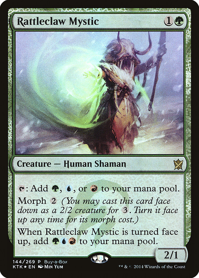 Rattleclaw Mystic (Buy-A-Box) [Khans of Tarkir Promos] | PLUS EV GAMES 