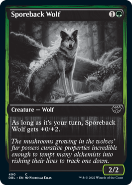 Sporeback Wolf [Innistrad: Double Feature] | PLUS EV GAMES 