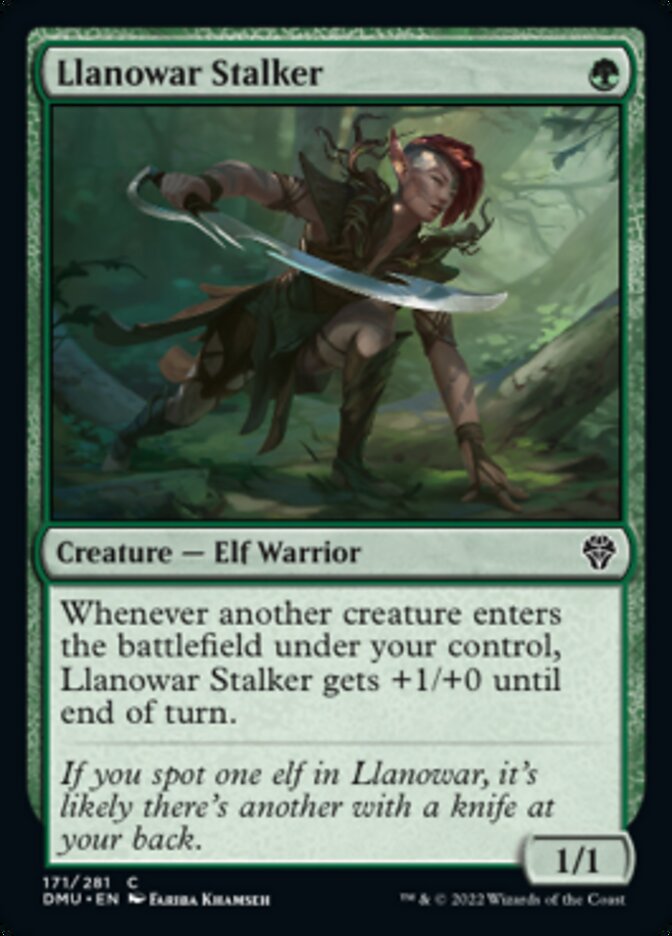 Llanowar Stalker [Dominaria United] | PLUS EV GAMES 