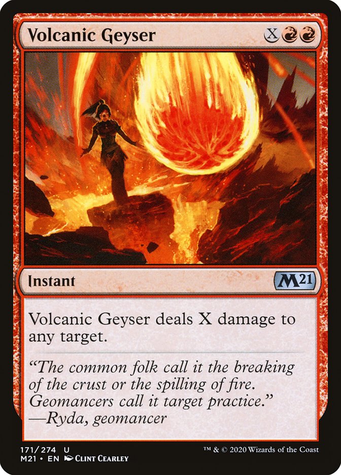 Volcanic Geyser [Core Set 2021] | PLUS EV GAMES 