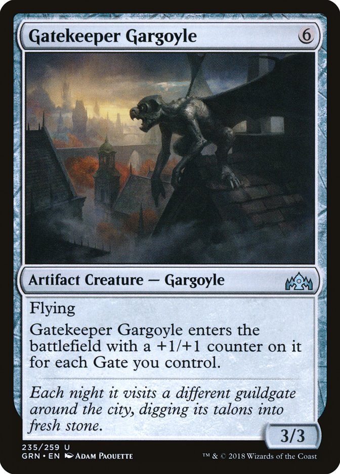Gatekeeper Gargoyle [Guilds of Ravnica] | PLUS EV GAMES 